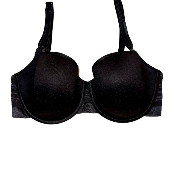 Chantelle bra blk 32E w/ convertible straps - Picture 3 of 8
